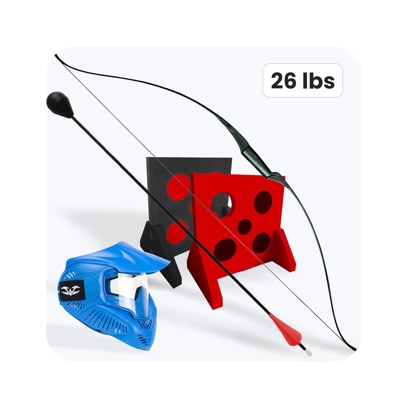 Zestaw Archery Tag Premium 26 lbs - dla 12 graczy - wynajem archery tag
